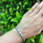 Rosecut Diamond Bangle 925 Silver Polki Diamond Bangle Oval Shape Clasps Bangle.
