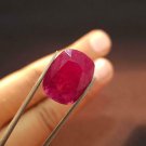 Mozambique Ruby 10.90cts Red UNHEATED Ruby Cut Stone 100%Natural Red Ruby. Mozambique Ruby 10.90cts Red UNHEATED Ruby Cut Stone 100%Natural Red Ruby.
