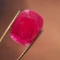 Mozambique Ruby 10.90cts Red UNHEATED Ruby Cut Stone 100%Natural Red Ruby.