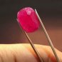 Mozambique Ruby 10.90cts Red UNHEATED Ruby Cut Stone 100%Natural Red Ruby.