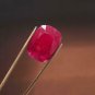 Mozambique Ruby 10.90cts Red UNHEATED Ruby Cut Stone 100%Natural Red Ruby.
