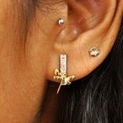 14k Solid Gold Dragonfly Earring Insect Jewelry Studs Remembrance Jewelry Gift. 14k Solid Gold Dragonfly Earring Insect Jewelry Studs Remembrance Jewelry Gift.