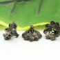 Designer Diamond Beads Charm 925 Sterling Silver Diamond Jewelry Handmade Spacer
