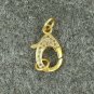 Pave Diamond Lobster Clasp 925 Silver Diamond Necklace Connector Findings NS1.