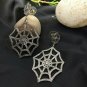 Pave Diamond Spider Web Earring 925 Silver Fine Diamond Earring Birthday Gift.