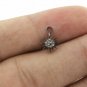 Pave Diamond Tiny Sun Pendant 925 Sterling Silver Jewelry Additional Findings.
