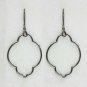 Diamond Dangle Earring Victorian Style 925 Sterling Silver Jewelry Findings Gift