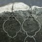 Diamond Dangle Earring Victorian Style 925 Sterling Silver Jewelry Findings Gift