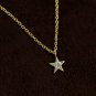 Diamond Star Of David Necklace 14k Solid Gold Dainty Jewish Star Necklace Gift.