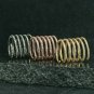 Diamond Spiral Ring 925 Silver Wrap Ring Band Wedding Jewelry Women Ring Band.
