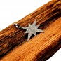 Pave Diamond Starburst Pendant 925 Silver Diamond Star Pendant Handmade Jewelry.