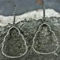 Natural Pave Diamond Hook Dangle Earring 925 Silver Earring Diamond Earring.