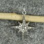 Starburst Pendant Pave Diamond 925 Silver Diamond Thanksgiving Handmade Jewelry.