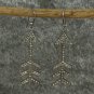 Pave Diamond Arrow Earring 925 Silver Diamond Vintage Earring Birthday Charm.