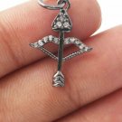 Cupid Arrow Pendant Pave Diamond Charm Pendant 925 Silver Diamond Pendant. Cupid Arrow Pendant Pave Diamond Charm Pendant 925 Silver Diamond Pendant.
