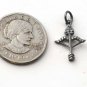Cupid Arrow Pendant Pave Diamond Charm Pendant 925 Silver Diamond Pendant.