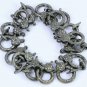 Pave Diamond Lobster Clasps 925 Silver Necklace Jewelry Findings Clasps Supply.
