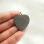 Diamond Heart Pendant 925 Sterling Silver Pave Diamond Women Jewelry Findings.