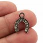 Pave Diamond Horse Shoe Charm Pendant 925 Sterling Silver Additional Finding.