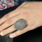 1400$ Wedding Ring 2.50 cts Pave Diamond Ring 925 Silver Diamonds Ring.