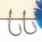 Wholesale 10Pc Pave Diamond Hook Pendant 925 Silver Diamond Fish Hook Pendant.