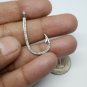 Wholesale 10Pc Pave Diamond Hook Pendant 925 Silver Diamond Fish Hook Pendant.