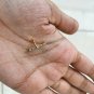 1 Ct Diamond Floral Earrings Climber Earrings Minimalist Ear Crawler 14k Gold.