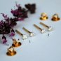 Diamond Solitaire Nose Piercing 14k Solid Gold Nose Ear Stud Body Piercing Gift.