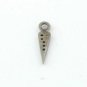 Pave Diamond Tiny Spike Pendant 925 Sterling Silver Jewelry Additional Findings.