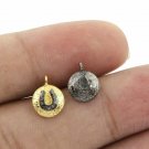 Pave Diamond Horse Shoe Charm Pendant 925 Sterling Silver Jewelry Findings Gift. Pave Diamond Horse Shoe Charm Pendant 925 Sterling Silver Jewelry Findings Gift.