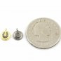 Pave Diamond Horse Shoe Charm Pendant 925 Sterling Silver Jewelry Findings Gift.