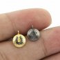 Pave Diamond Horse Shoe Charm Pendant 925 Sterling Silver Jewelry Findings Gift.