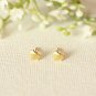 14k Gold Leaf Studs Maple Leaf Earrings Gold Autumn Jewelry October Jewelry Gift