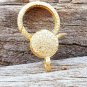 Pave Diamond Lobster Clasps Gold Plated 925 Silver Diamond Necklace Findings.