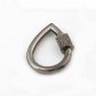 Pave Diamond Drop Carabiner Lock 925 Silver Lock Additional Jewelry Findings.