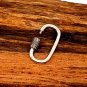 Carabiner Lock Pave Diamond 925 Silver Diamond Jewelry Hooks Necklace Findings.