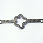 Pave Diamond Star Fish Connector 925 Silver Diamond Necklace Connector Findings.