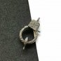 5 pc set Lobster Clasp Pave Diamond Necklace Findings 925 Silver Necklace Supply
