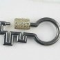 Pave Diamond Key Carabiner Lock 925 Silver Diamond Additional Jewelry Findings.