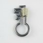 Pave Diamond Key Carabiner Lock 925 Silver Diamond Additional Jewelry Findings.
