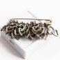 Fancy Heart Charm Pendant 925 Silver Pave Diamond Findings Pendant For Christmas