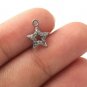 Pave Diamond star Charm 925 Silver Diamond Findings Jewelry Making pendent
