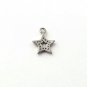 Pave Diamond star Charm 925 Silver Diamond Findings Jewelry Making pendent