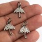 Umbrella Charm Pendant 925 Silver Pave Diamond Pendants Findings For Gifts.