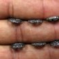 Pave Diamond 6mm Spacer Beads 925 Silver Connector Link Spacer Findings Beads.