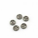 1Pc One Step Diamond Rondelle Pave Diamond Beads 8mm Spacer Diamond Wheel Beads