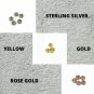 1Pc One Step Diamond Rondelle Pave Diamond Beads 8mm Spacer Diamond Wheel Beads