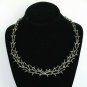 Natural Diamond Deer Antler Necklace 925 Sterling Silver Diamond Fashion Jewelry