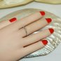 14K GOLD RING MANDARIN SPESSARTITE WEDDING BAND DIAMOND RING ENGAGEMENT BAND N78