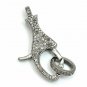 Lobster Clasps Findings Pave Diamond Lobster Clasps 925 Silver Jewelry Clasps.